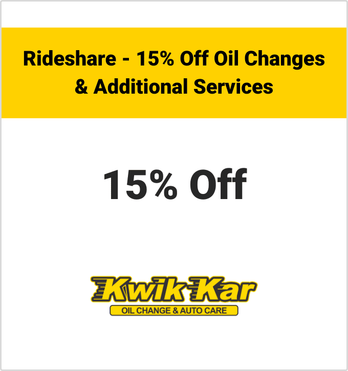 Kwik Kar Coupons 15 Off Any Oil Change Military 25 Off Any Oil 