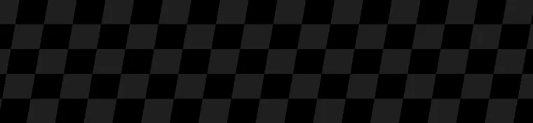 A black and dark gray checkered pattern with alternating squares arranged in diagonal rows.