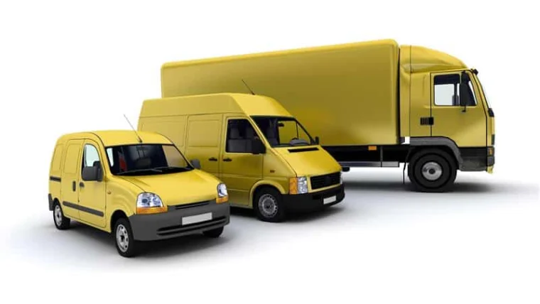 Yellow trucks